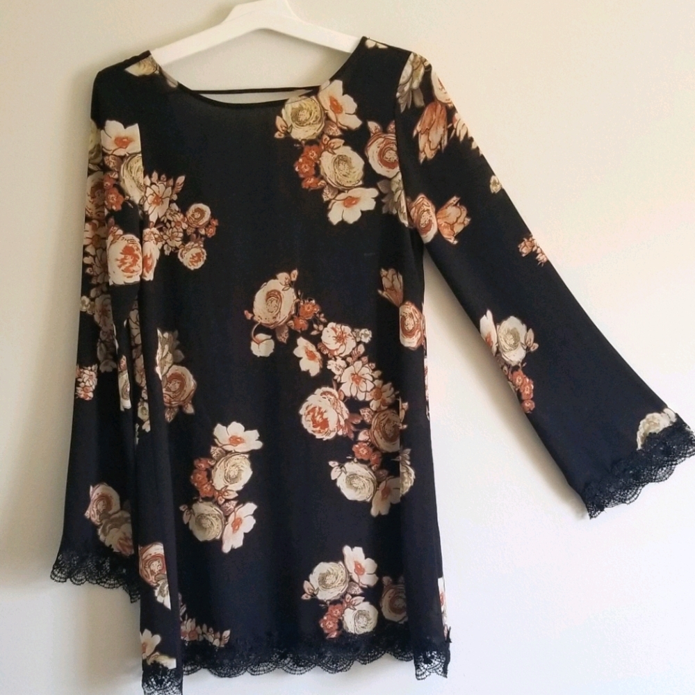 Floral boho dress